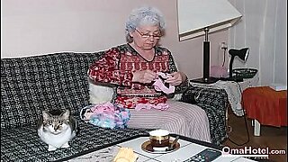 granny stocking creampie