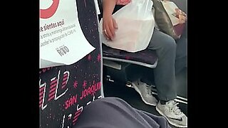 rubbing ass in public bus