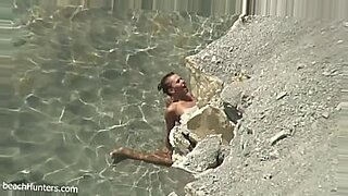 hard on at nude beach